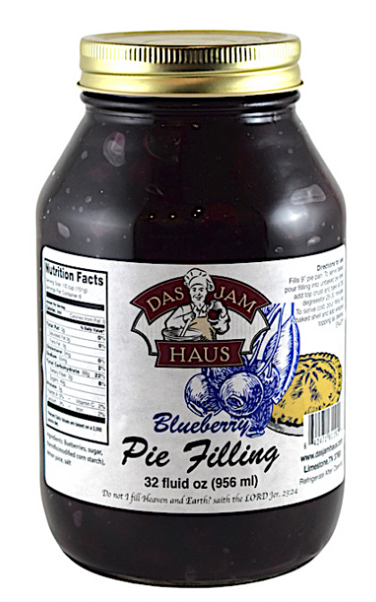 Pie Fillings Gourmet Handmade 7 Varieties 32oz 1 Quart ~All Natural Ingredients