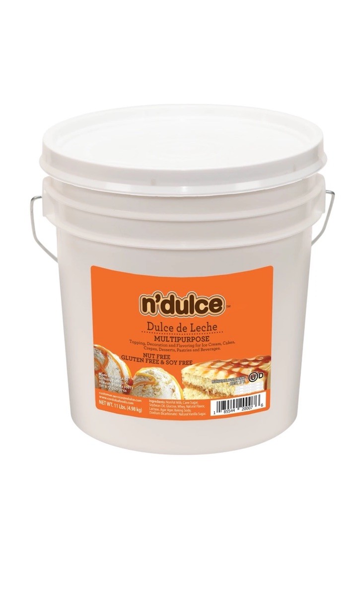 N’dulce Dulce de Leche Caramel Sauce for Coffee/Dessert/Ice Cream/Cake 11 Lbs