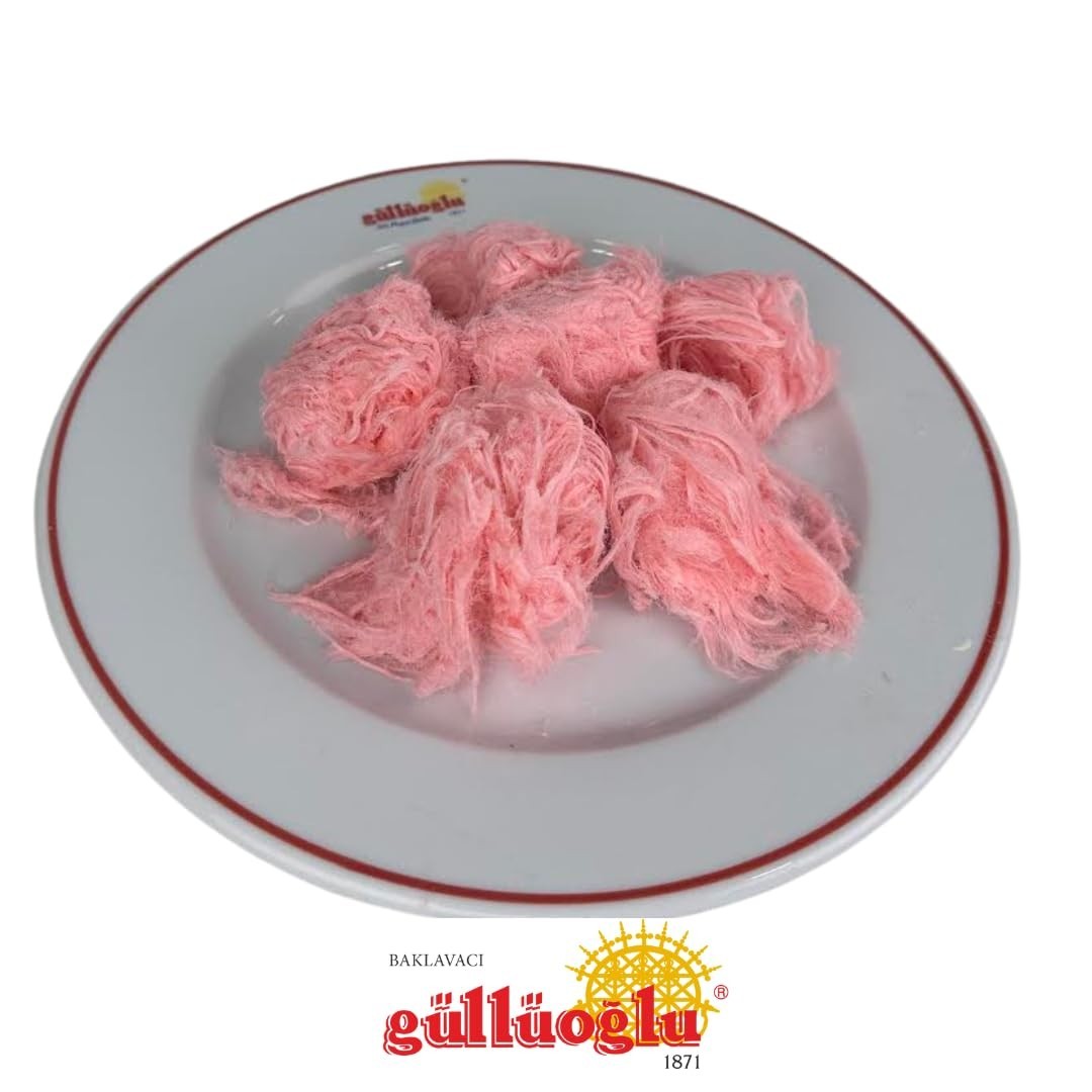 Candy Floss Luxury Turkish Cotton Candy Special Halva Candy 0.55lb (Pomegranate)