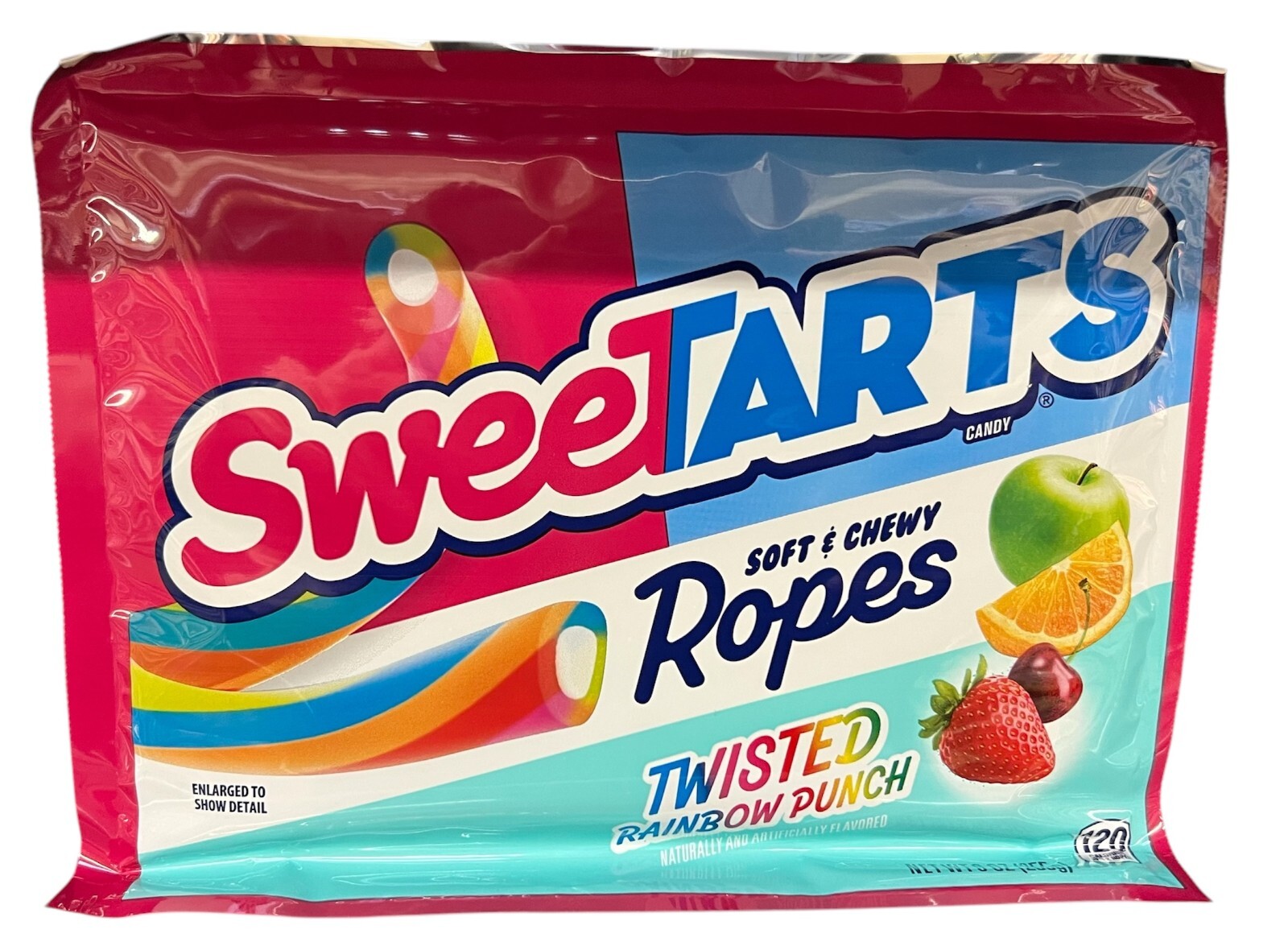 Sweetarts Soft & Chewy Twisted Rainbow Punch Ropes 9 oz