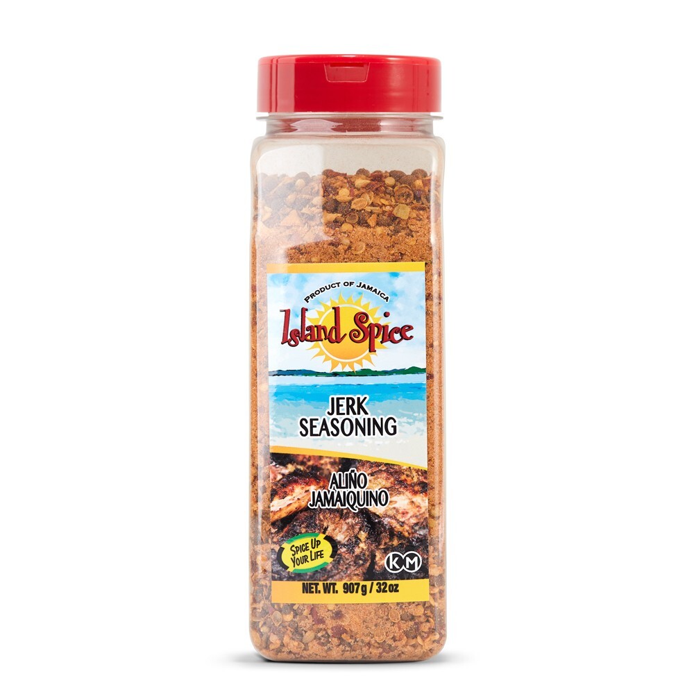Island Spice Jerk Seasoning 32 ounces – Gluten-Free Vegan-Friendly Dry Rub with