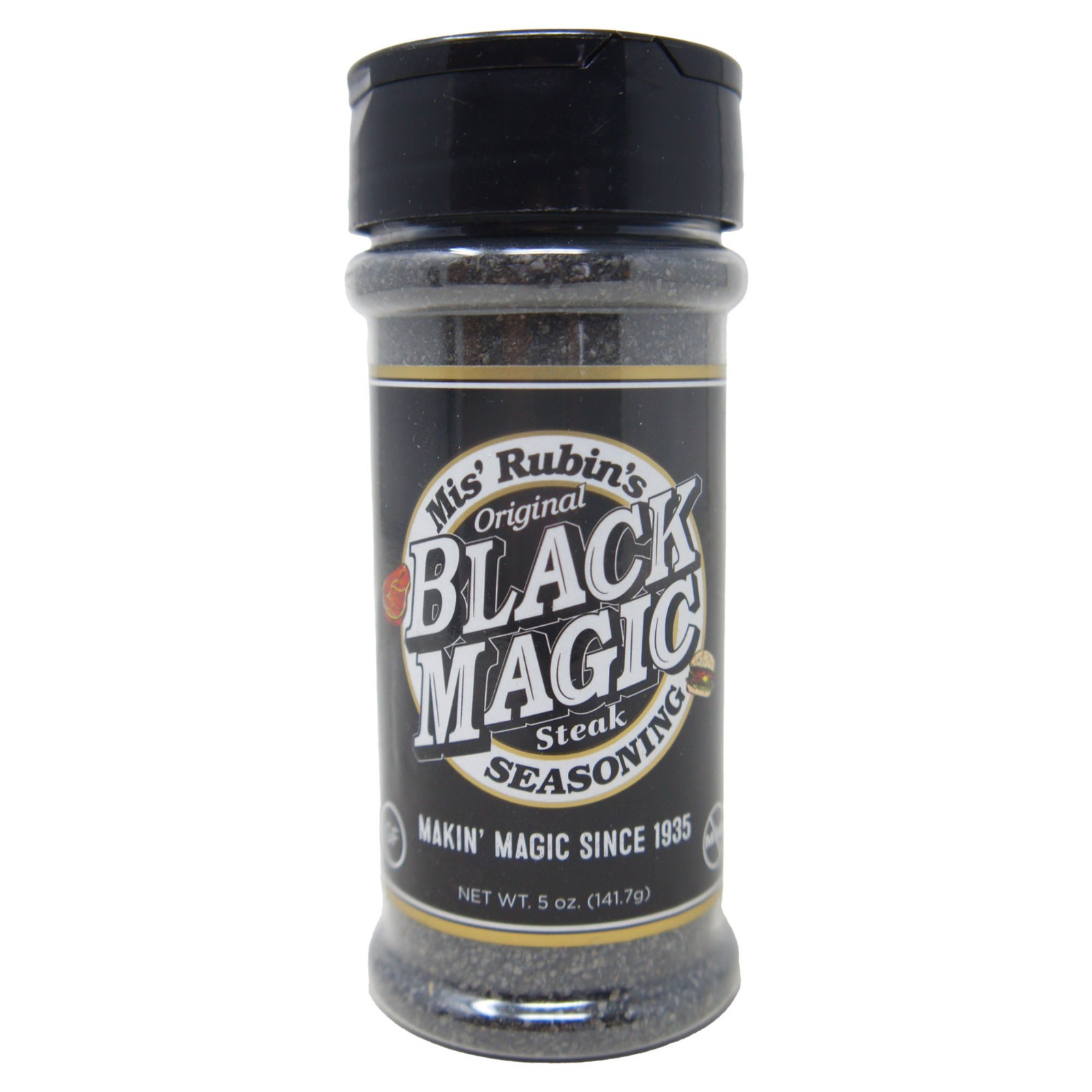 Mis’ Rubin’s Black Magic Steak Seasoning 5oz Bold Flavor BBQ Grill Rub Savory