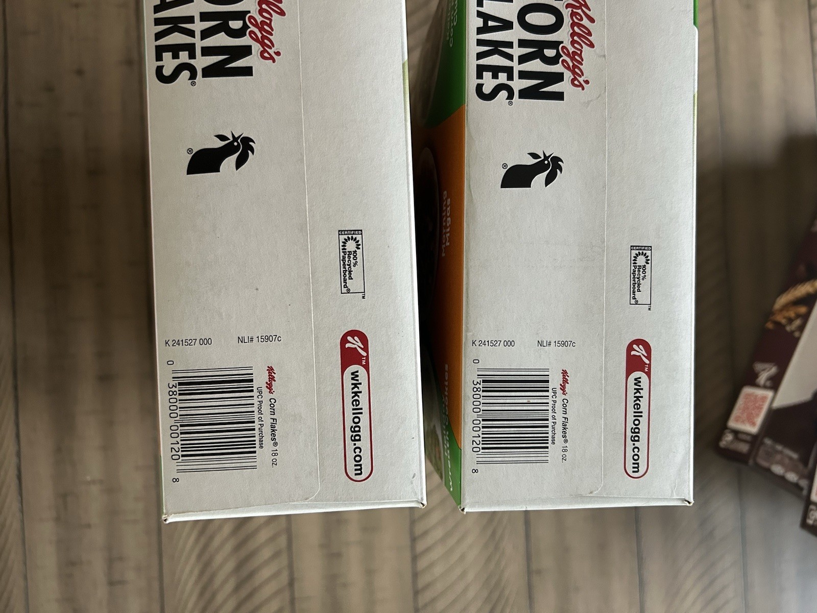 2 Boxes of Kellogg’s Corn Flakes Cereal 18oz Each Box