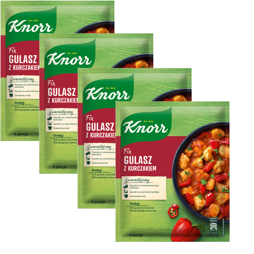 KNORR Chicken Gulasch (goulash) spice packet – Made in Poland FREE SHIPPING