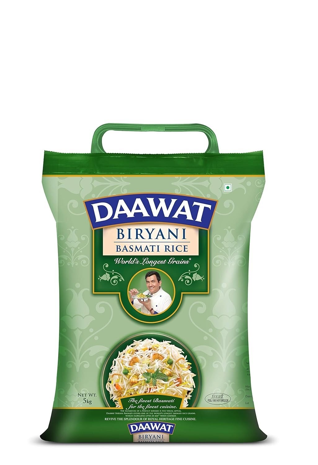 Daawat Biryani, World’s Longest Grain, Aged Basmati Rice, 5 Kg