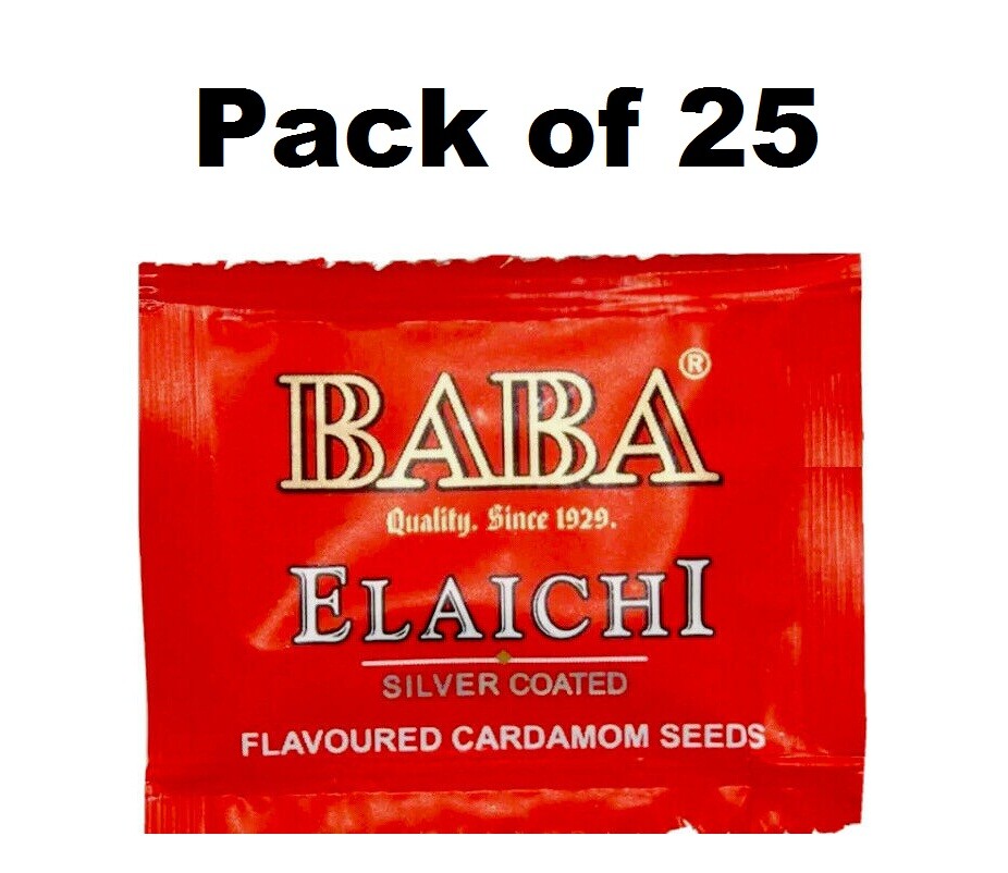 Baba Elaichi mouth freshner – Pack OF 25 Sachets – Free Ship