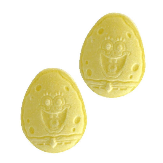 SpongeBob SquarePants Eggstra Sours Candy Tin Easter Sour Strawberry Treat