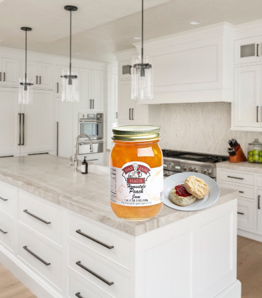 Peach Jam Varieties Homestyle~Handmade Jam 16oz 1 Pint All Natural Ingredients