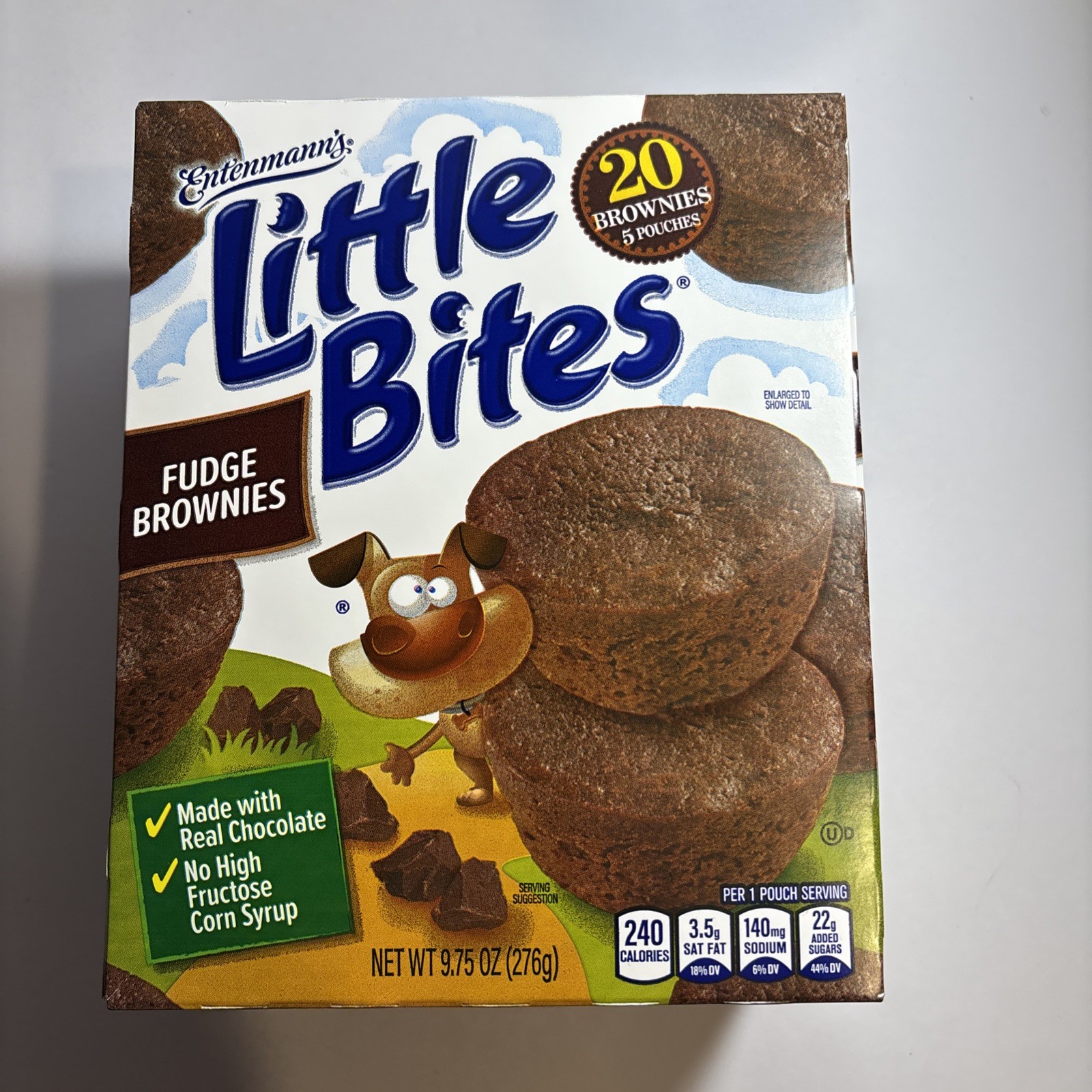 Entenmann’s Little Bites Fudge Brownies Mini Muffins 9.75 Oz Brand New