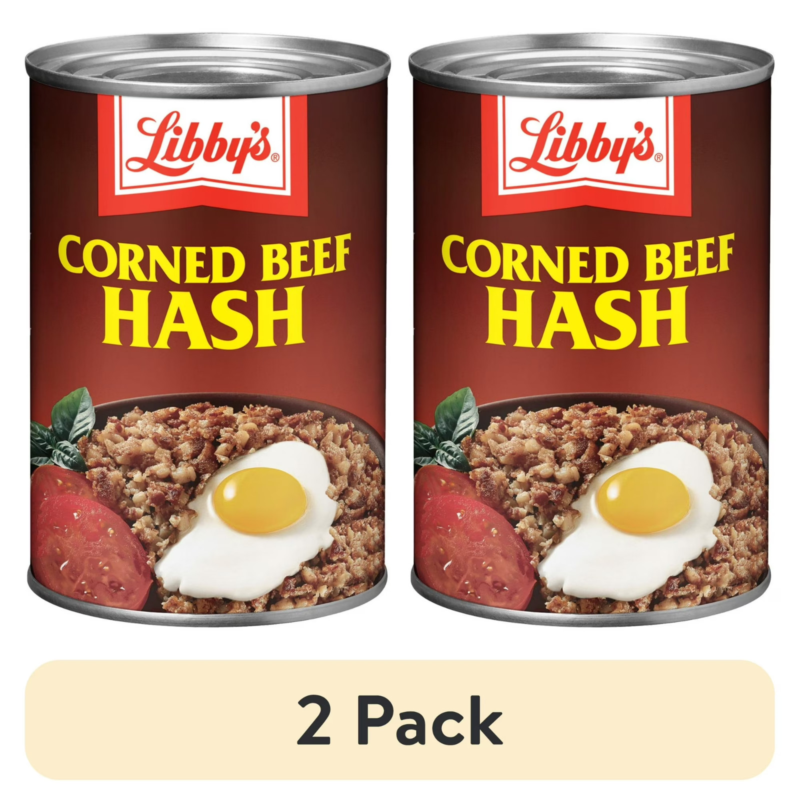 (Pack of 2) Libby’s corned Beef Hash 37g Protein per Serving canned Food 15 oz