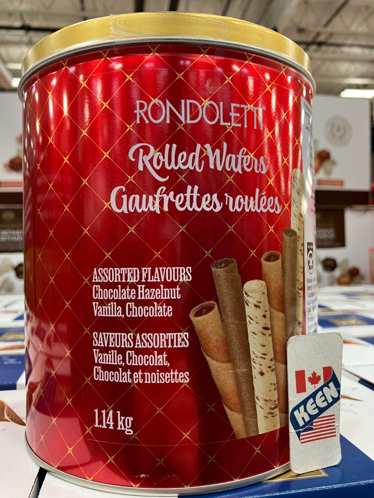 AiWaWa CA, Rondoletti Rolled Wafers Variety 1.14 kg