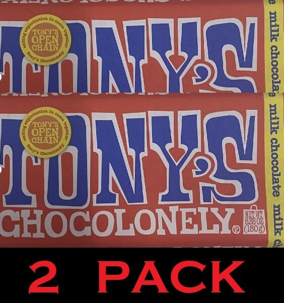 2x Tony’s Chocolonely ORIGINAL Milk Chocolate Bar 6.35 oz – 2 PACK