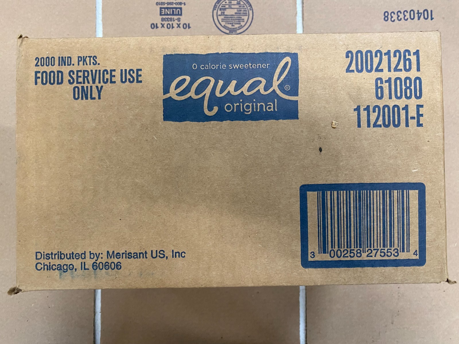 EQUAL 0 Calorie Sweetener, Aspartame and Acesulfame-K Sweetener Packets, 2000 Ct