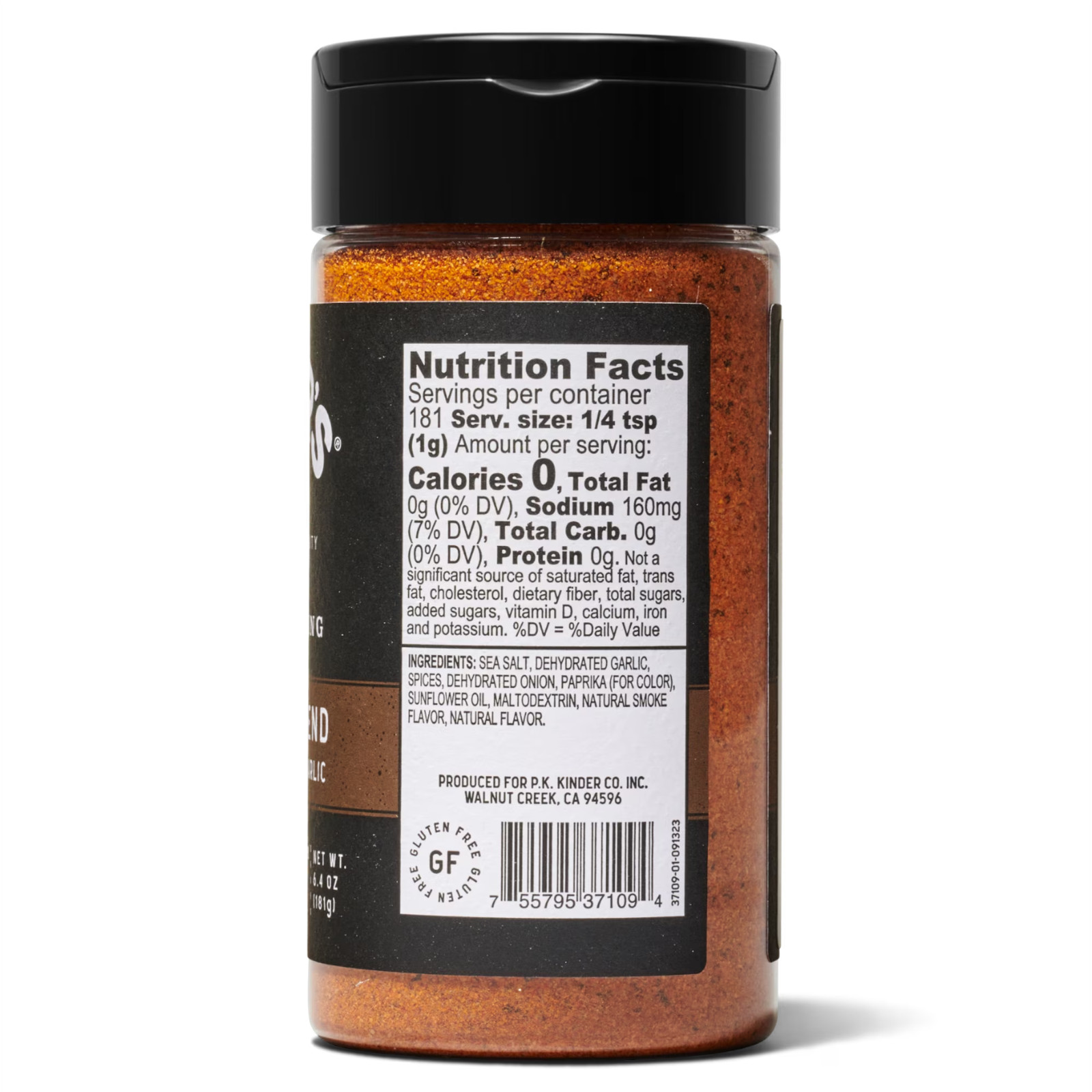 Kinders Woodfired Garlic Seasoning with Hardwood Smoked Flavors 6 oz