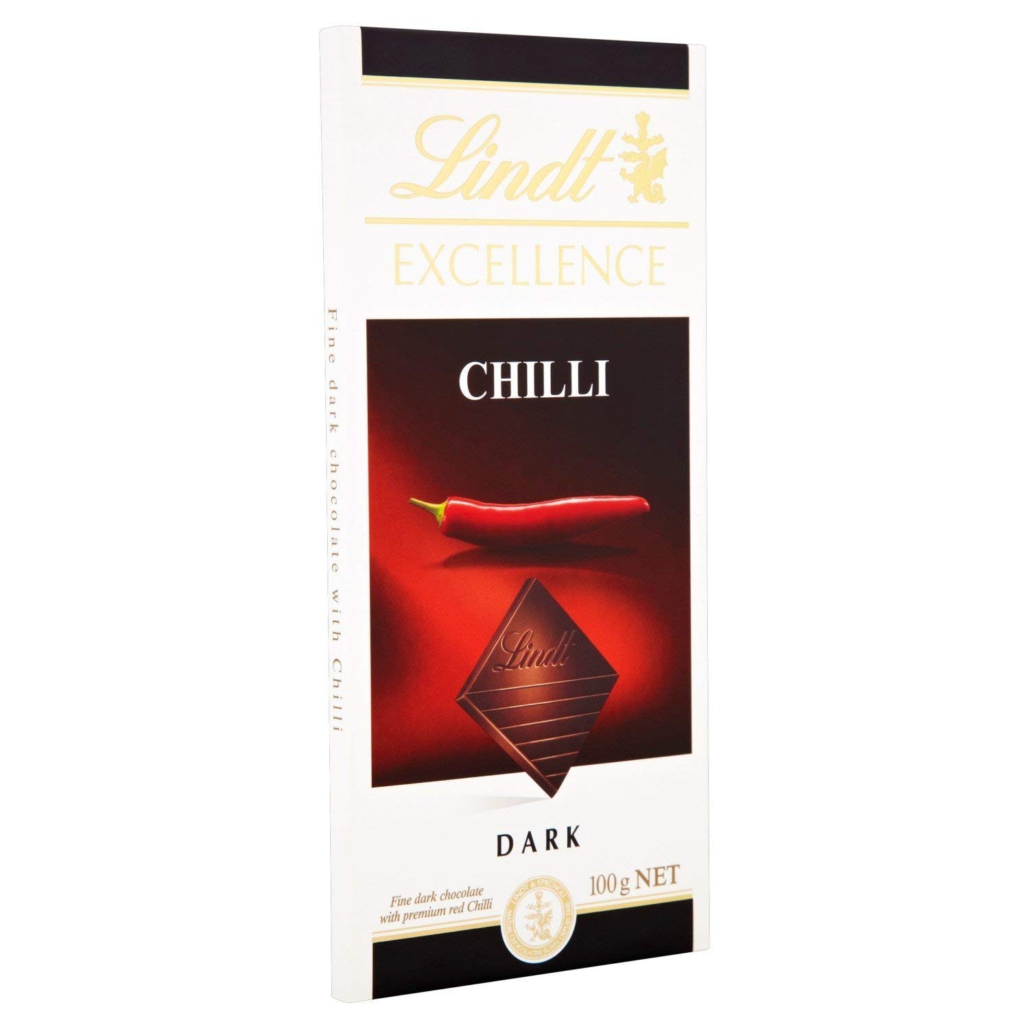LINDT EXCELLENCE CHILLI DARK CHOCOLATE, 100g