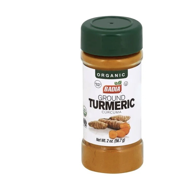 1x Shaker Badia Organic Ground Turmeric Seasoning | 2oz | Gluten Free & Kosher