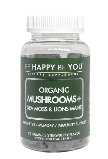 Be Happy Be You Organic Magnesium with L Threanine Relax & Sleep Support 90 ct