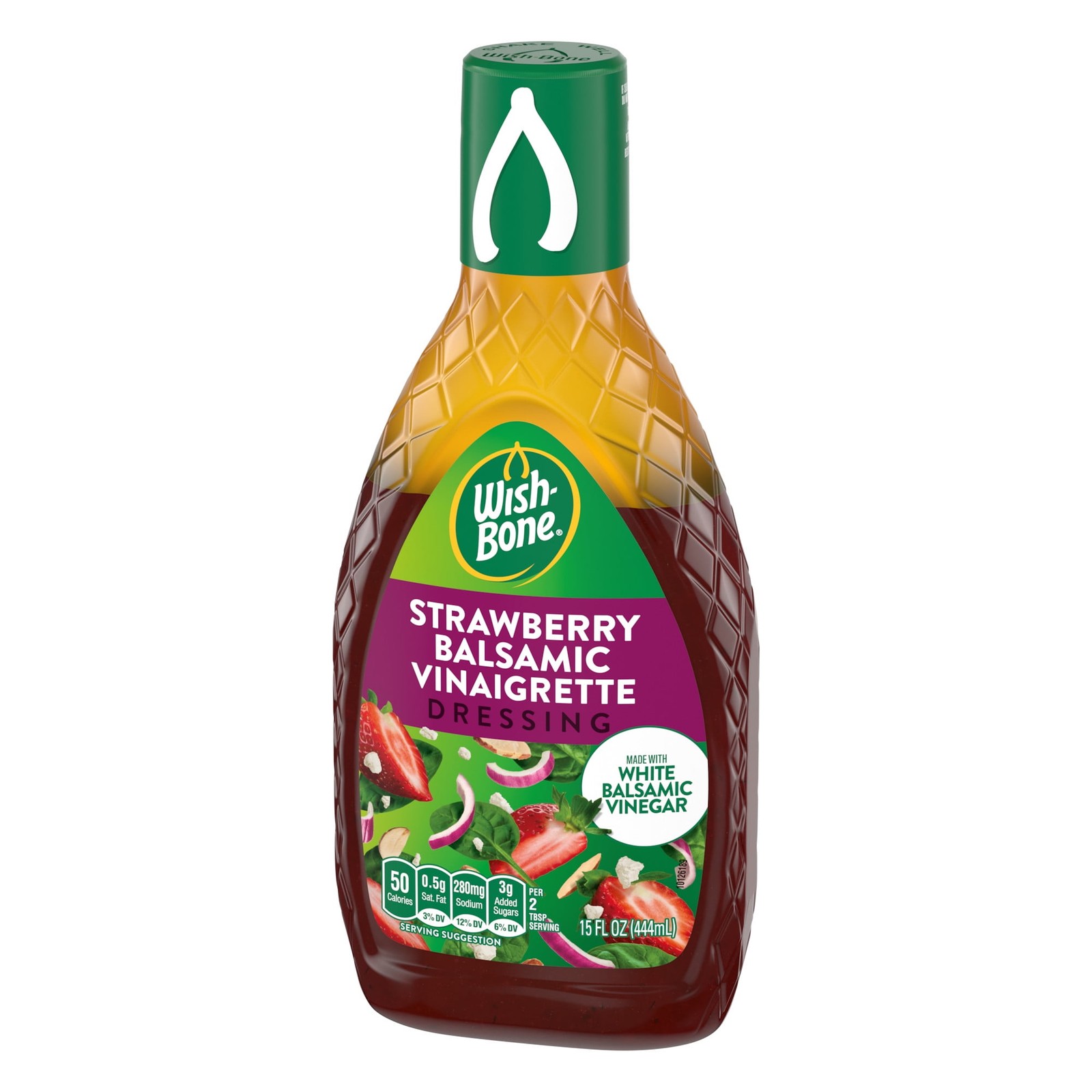 Wish-Bone Vinaigrettes Strawberry White Balsamic Salad Dressing, 15 fl oz