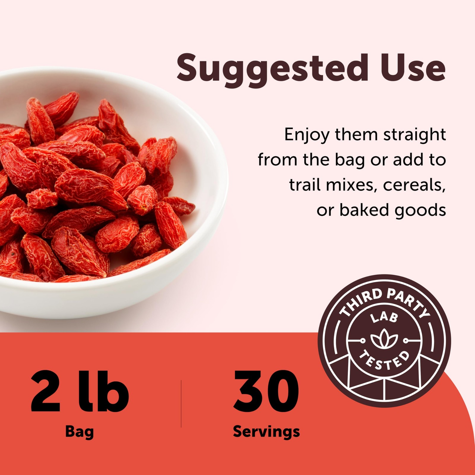 Micro Ingredients Organic Goji Berries 2lbs (32oz) | 32 Ounce (Pack of 1)
