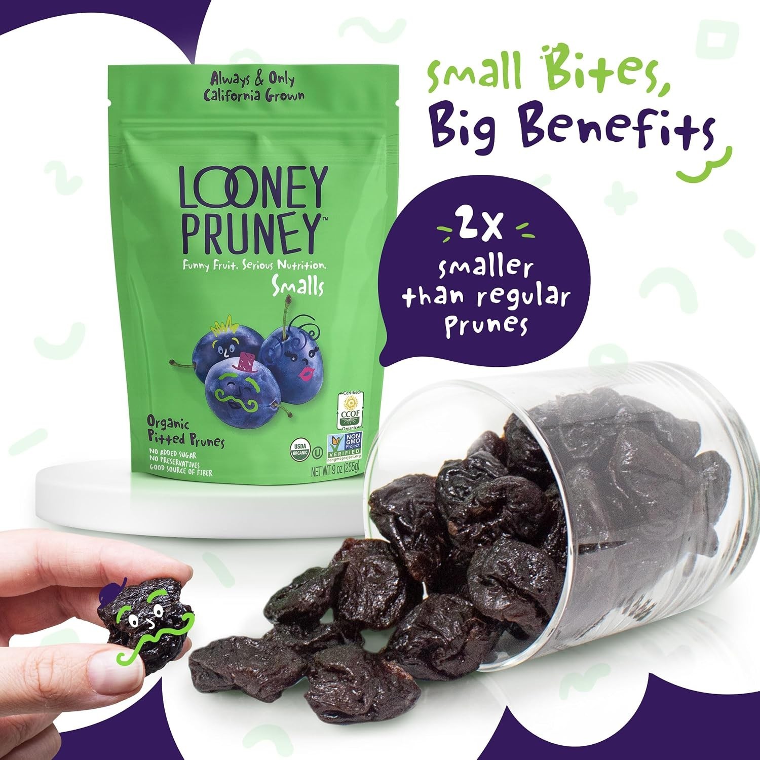 Wholesome Organic Prune Snacks – No Sugar & Preservatives, Perfect for On-the-Go