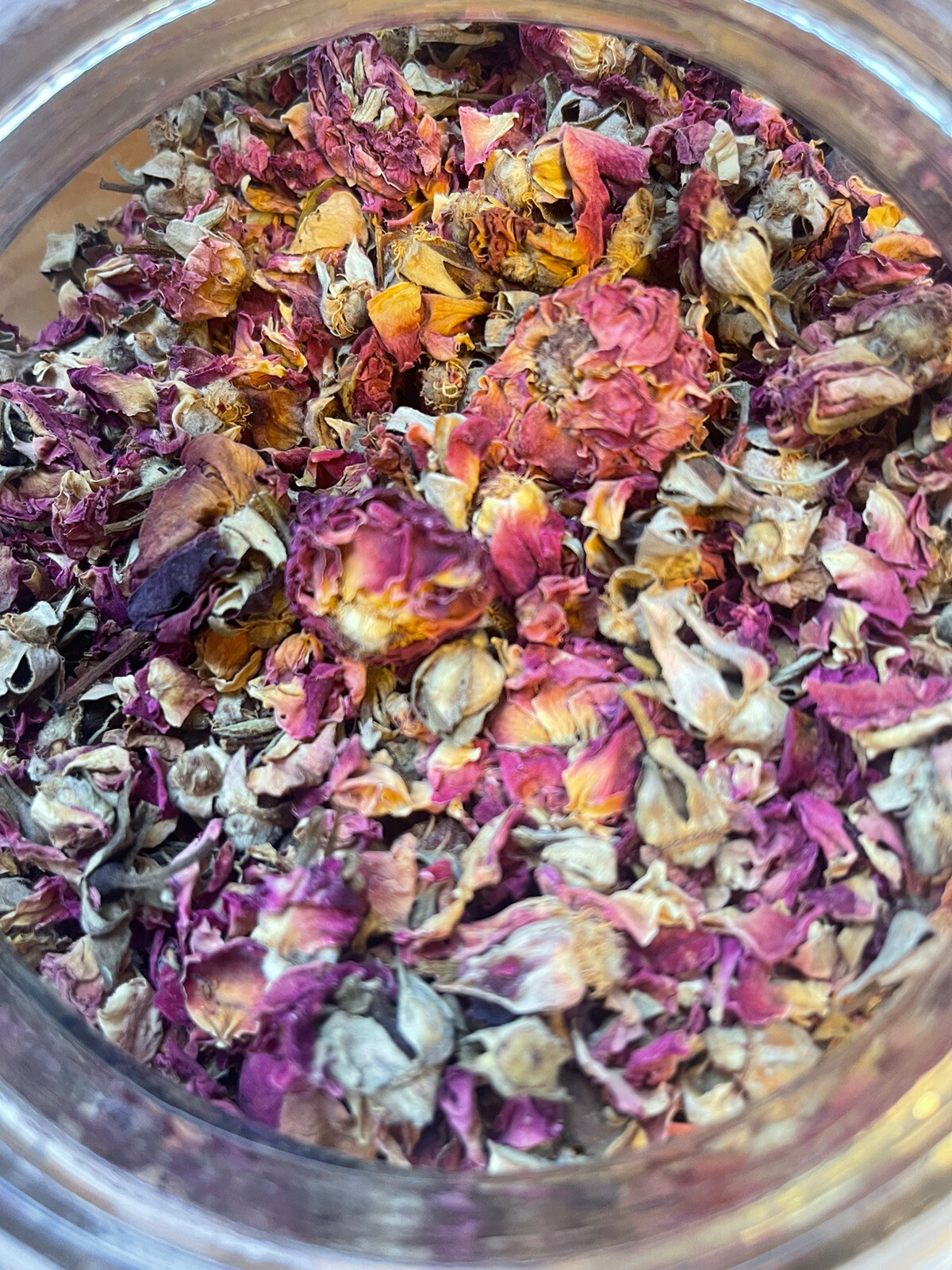 Organic Red Rose Buds and Petals | Zero Waste Packaging | Product of Egypt