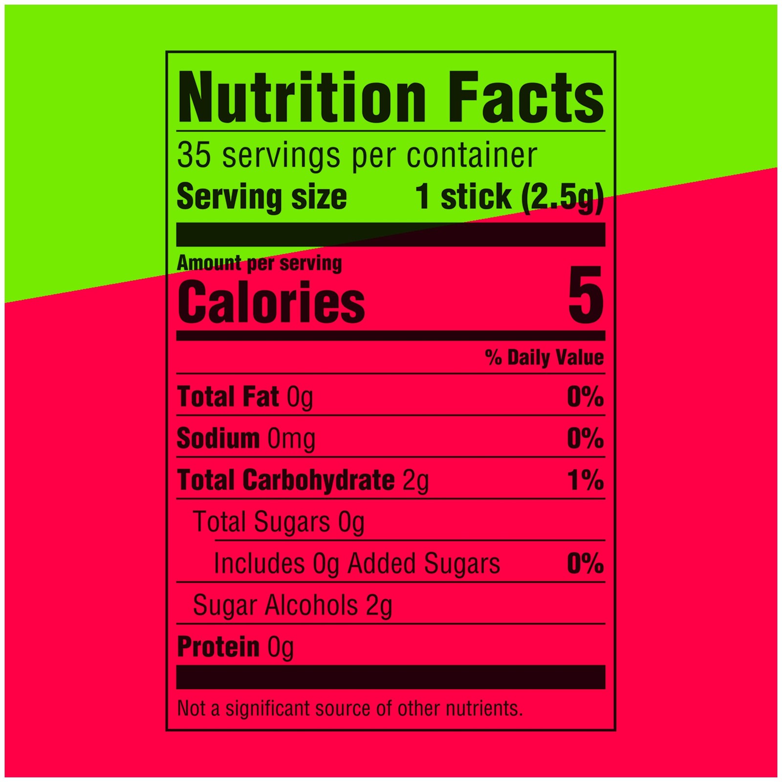 Sugar Free Watermelon Chewing Gum Pack of 6, 35 Sticks – Mega Bulk Supply