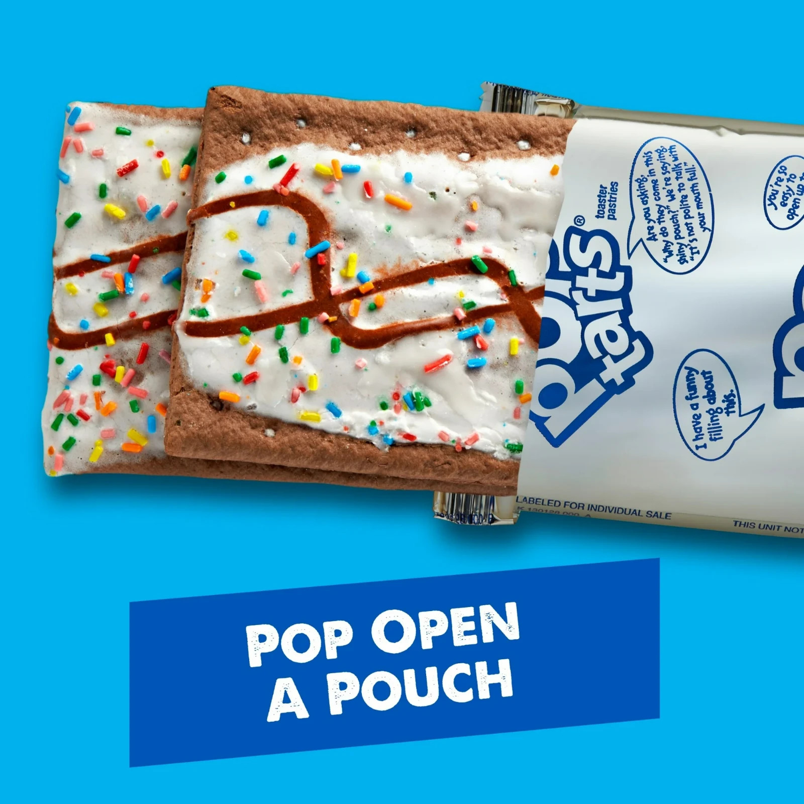 Pop-Tarts Frosted Hot Fudge Sundae Toaster Pastries, Breakfast Foods 27 oz 16 Ct