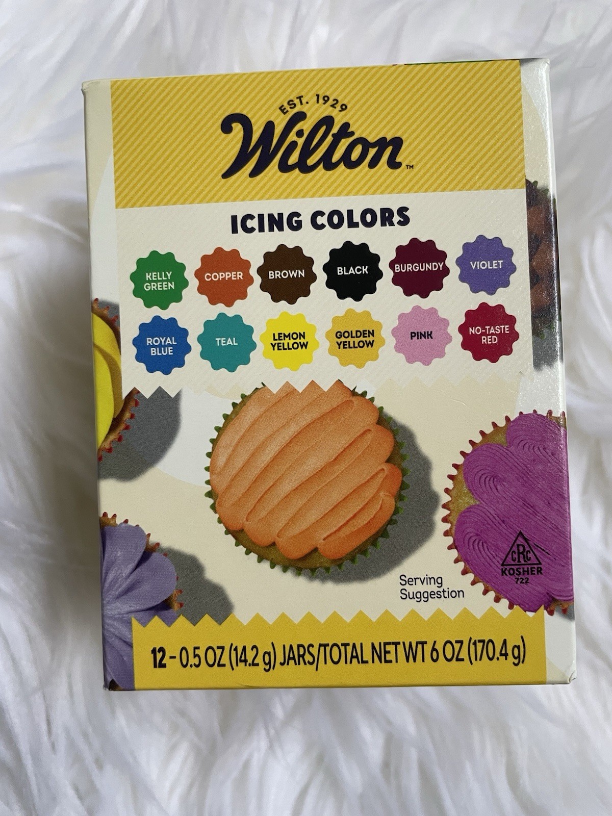 Wilton Icing Colors Set 12 Pack Gel Food Coloring 0.5 oz Jars New – Unopened