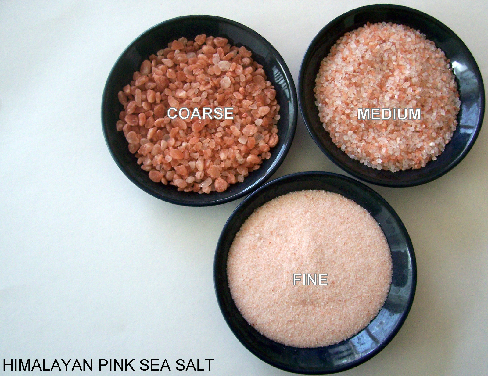 HIMALAYAN PINK SALT COARSE, MEDIUM, FINE, EXTRA-FINE GRAINS RECLOSABLE BAG