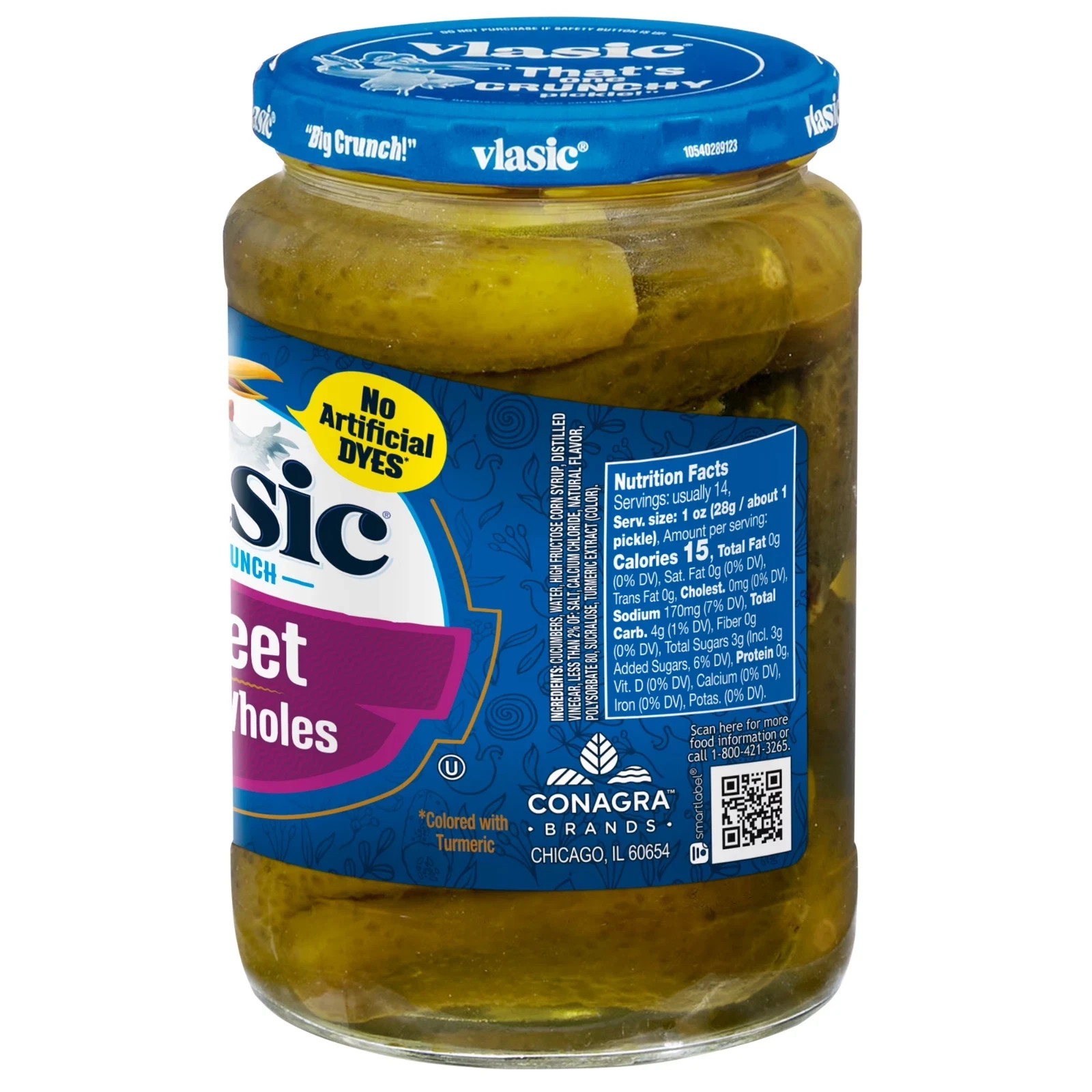 (2 pack) Vlasic Sweet Baby Whole Pickles, 24 fl oz