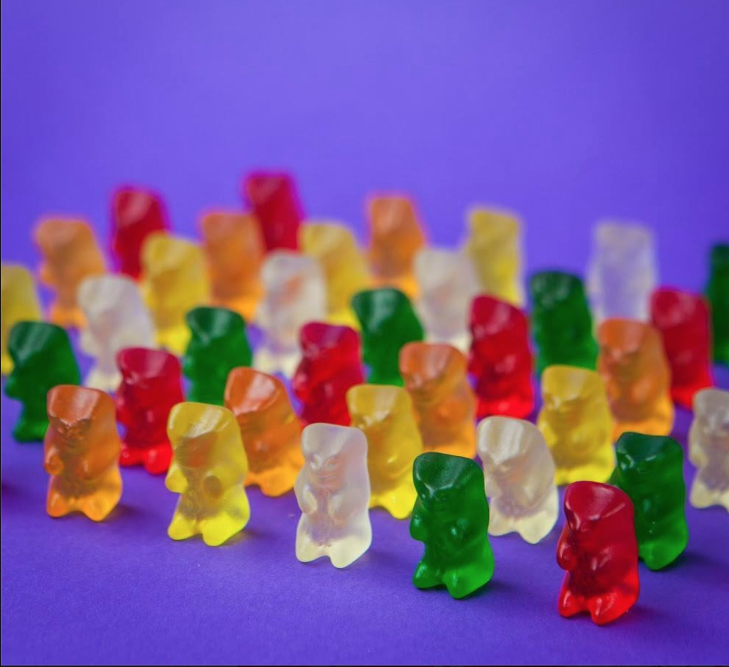 Gummi Candy, Original Goldbears Gummy Bears, 3 Pound Party Size Bag (Pack of 4)