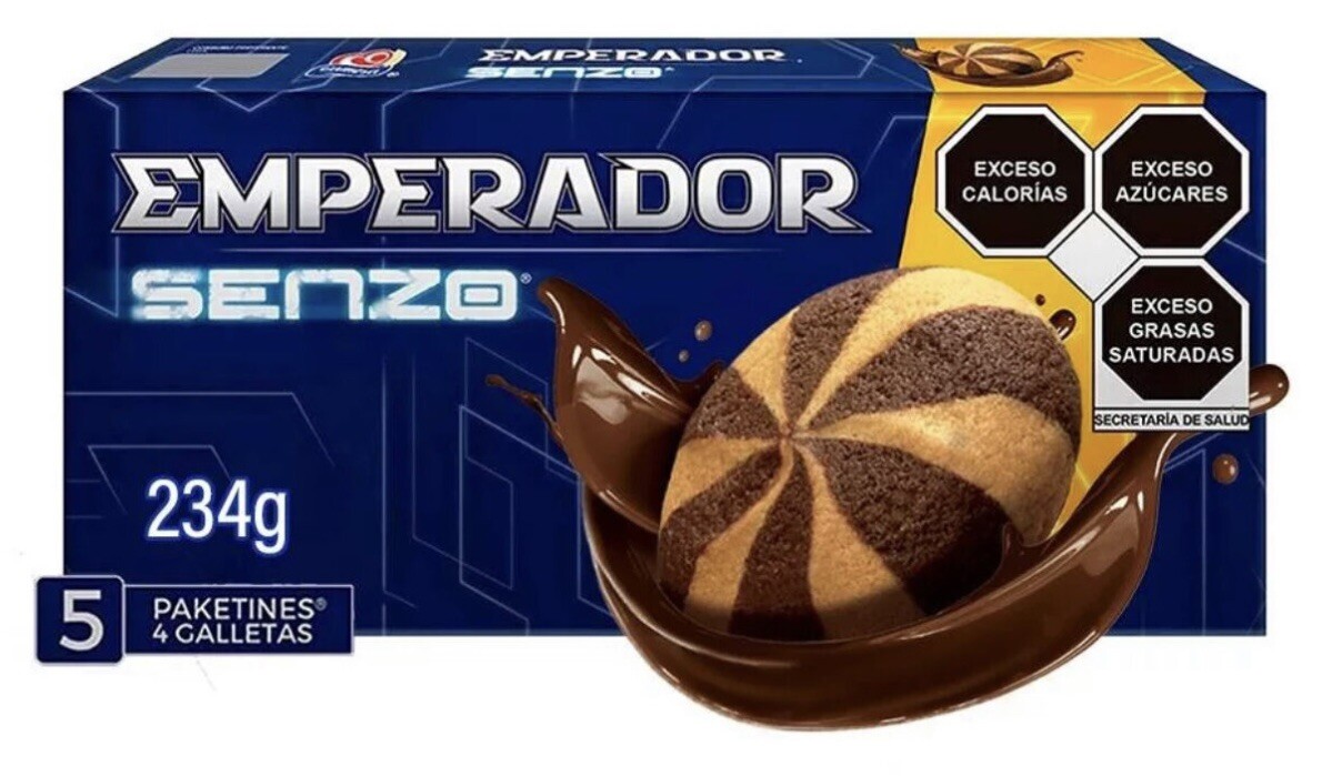 2 CAJAS DE EMPERADOR SENZO – CHOCOLATE COOKIES (2 BOXES).