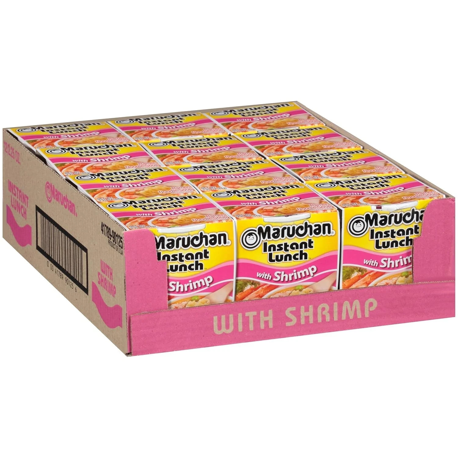 Maruchan Instant Lunch Shrimp, Ramen Noodle Soup, Microwaveable Meal, 2.25…