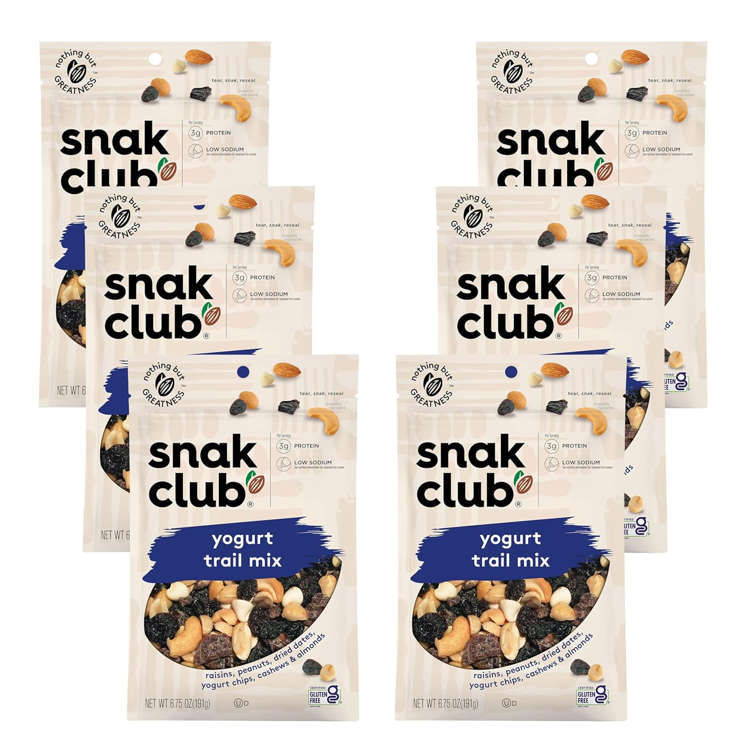 Protein Power Snack Mix with Peanuts, Roasted Edamame, Dried Cranberries, Pumpki