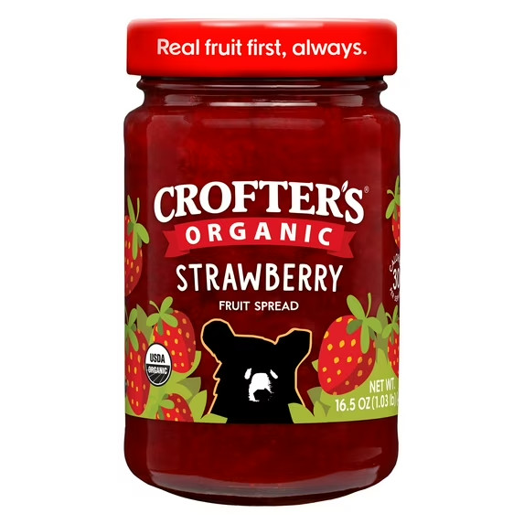 Crofters Organic Strawberry Premium Fruit Spread, 16.5 oz