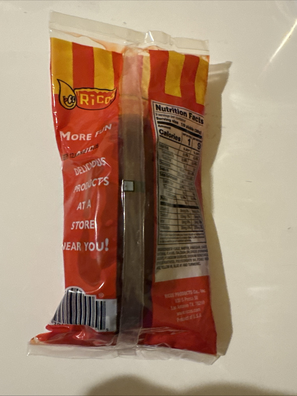 Ricos Jumbo Chamoy Dill Pickle (Spicy Snack)