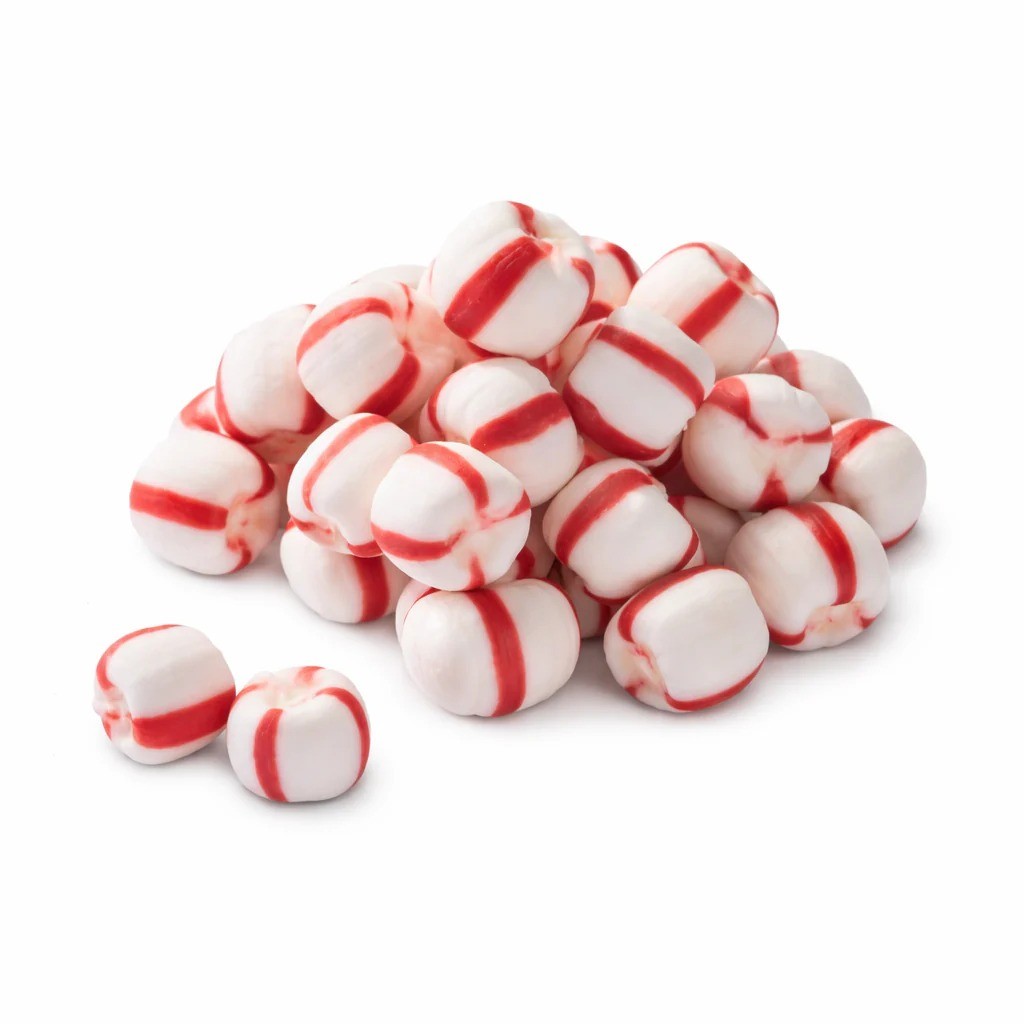 Peppermint Soft Puffs Candy | 170 Wrapped Pcs 32 oz (2 LB) Mint Candy Bulk Candy