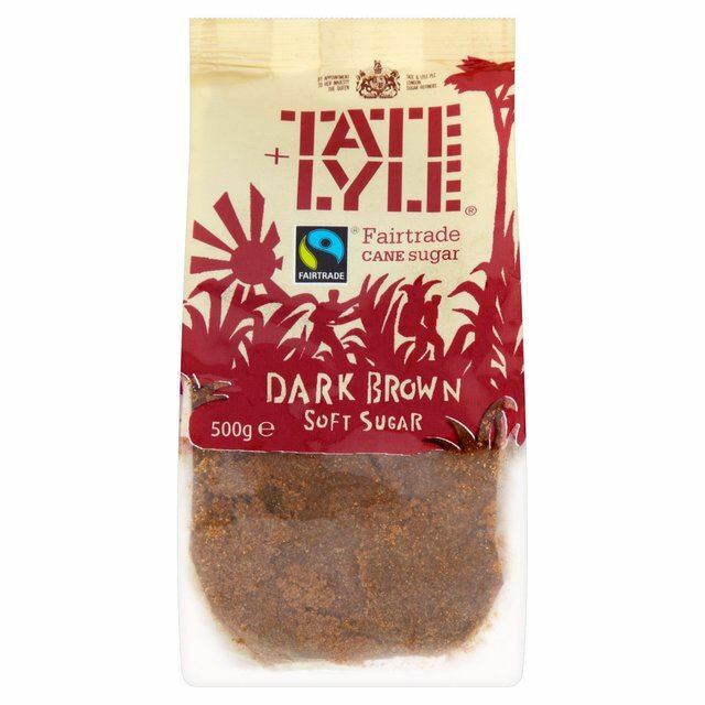 Tate & Lyle Fairtrade Dark Brown Sugar – 500g (1.1lbs)