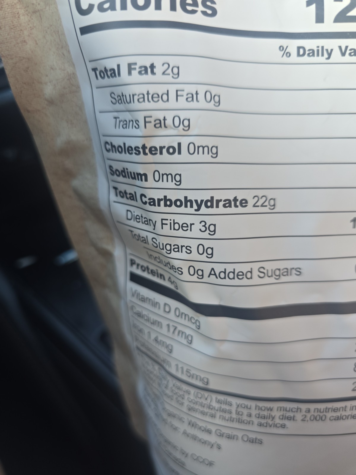 Organic Whole Grain Oat Flour, 4 Lb, Gluten Free, Non GMO, Non Irradiated