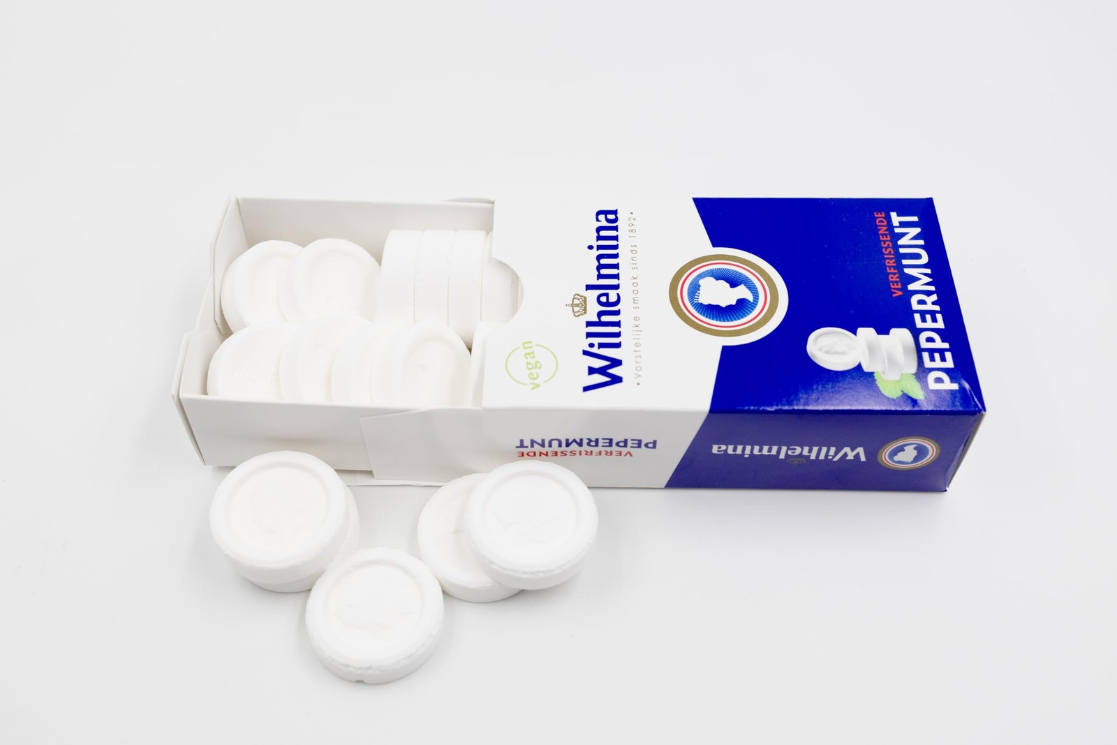 Fortuin Wilhelmina Mints 3.5 Ounce Box (Pack of 12), White