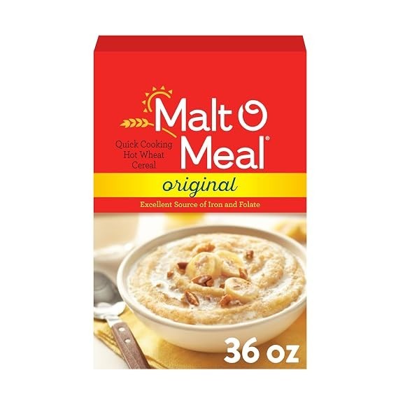 Hot Wheat Cereal Original Flavor Quick Cooking Breakfast 36 oz Box