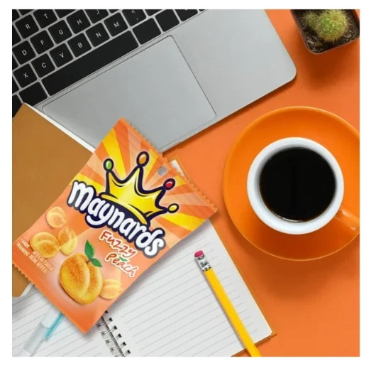 Maynards, Fuzzy Peach, Gummy Candy, 154g (3 Pack) EXP 07/2026