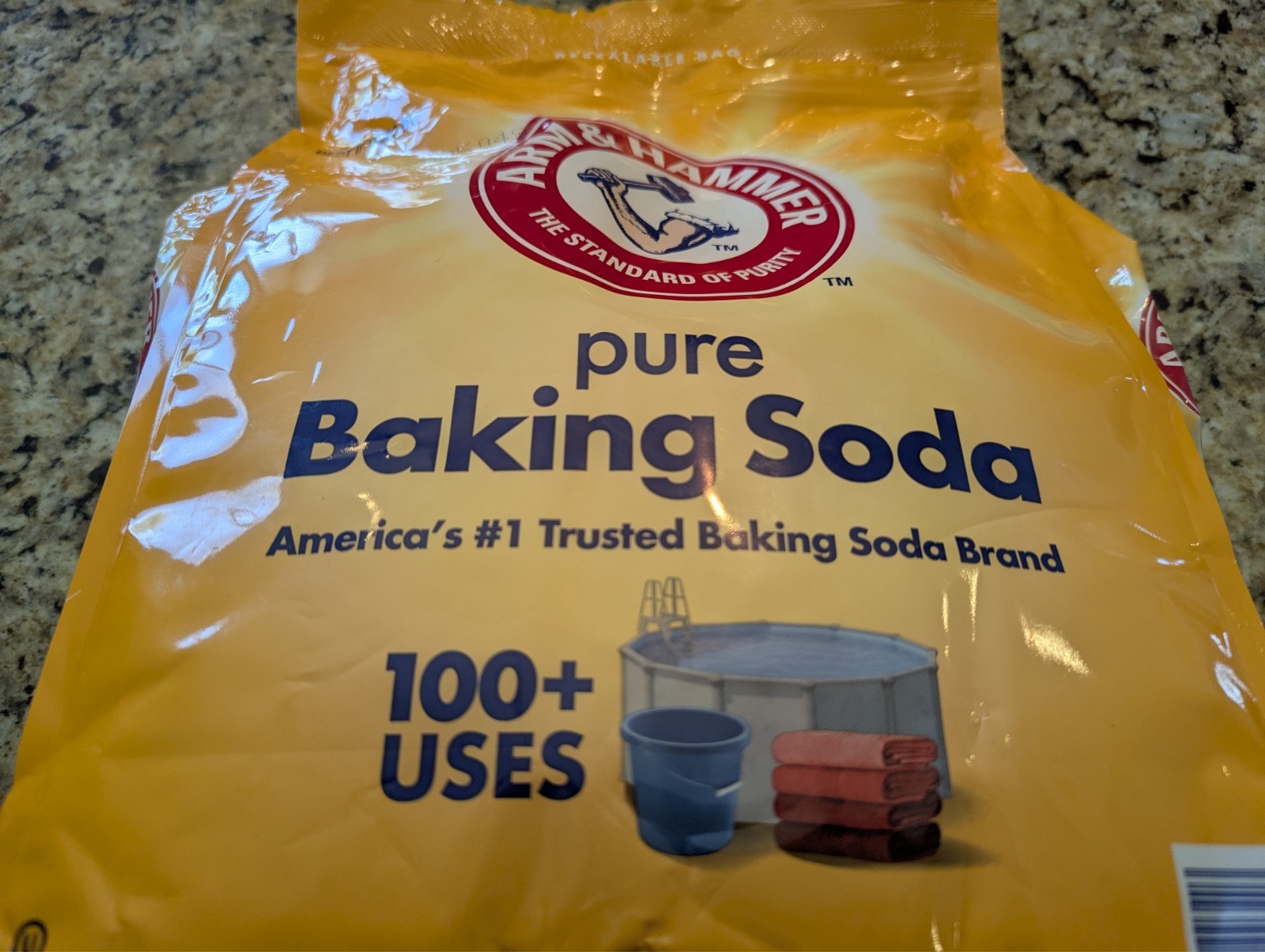 Arm & Hammer Pure Baking Soda Bulk Size 13.5 lbs exp: 02/2028