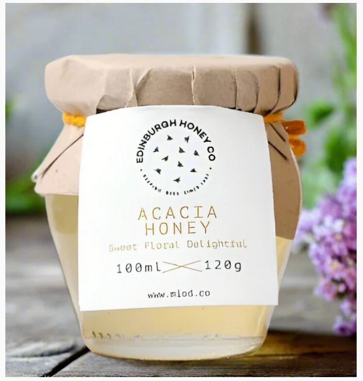 Edinburgh Honey Co. SET OF 2, Scottish Acacia Honey, 100 ml Each