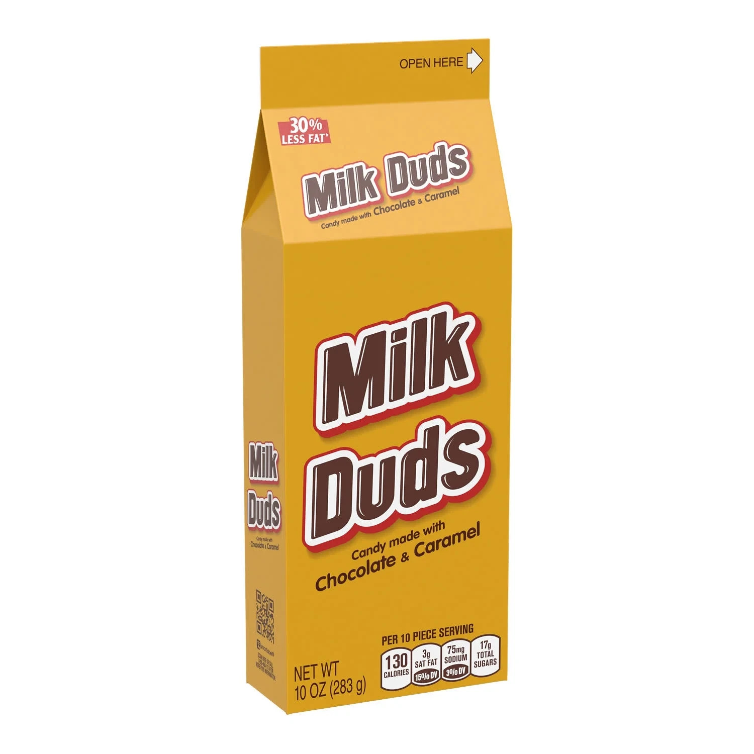 Milk Duds Chocolate and Caramel Candy, Carton 10 oz