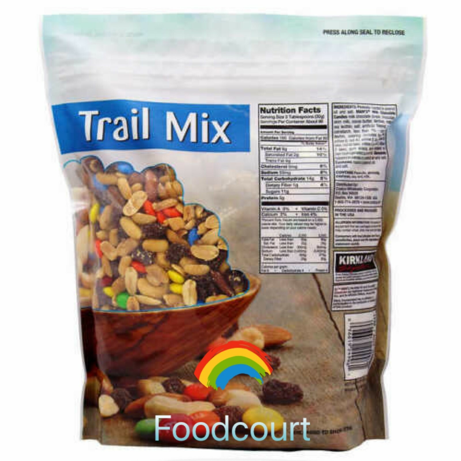 2 Packs Kirkland Signature Trail Mix 4 lbs Each Pack, Total 8 lbs