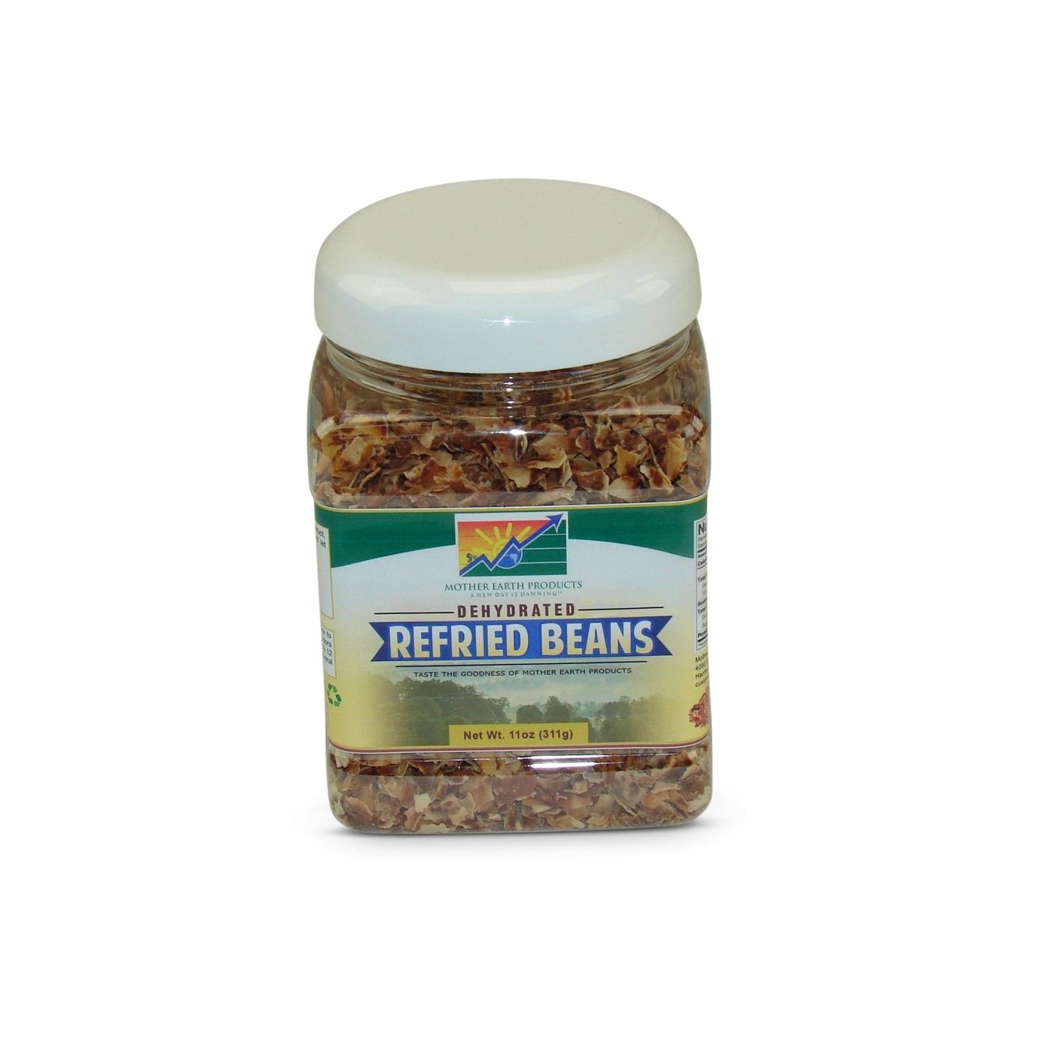 Mother Earth Products Dehydrated Fast Cooking Refried 121 Ounce (Pack of 1)