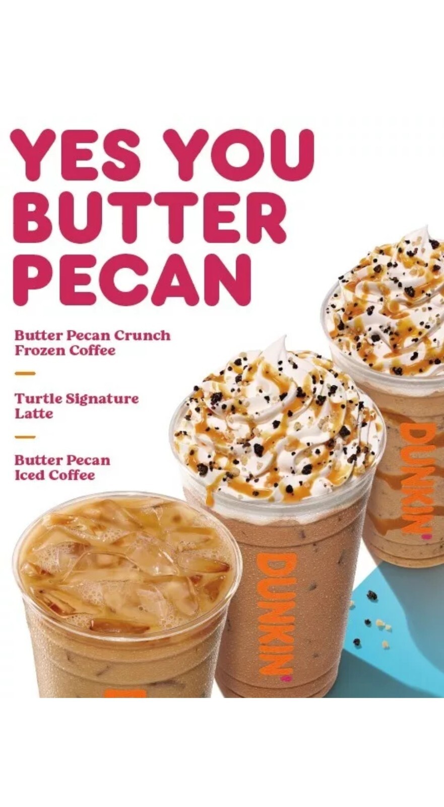 Dunkin Butter Pecan Swirl 64 Oz Jug With FREE PUMP 90+ Days From Purchase