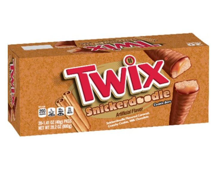 3x Packs TWIX Snickerdoodle Cookie Chocolate Candy Bars – 1.4oz