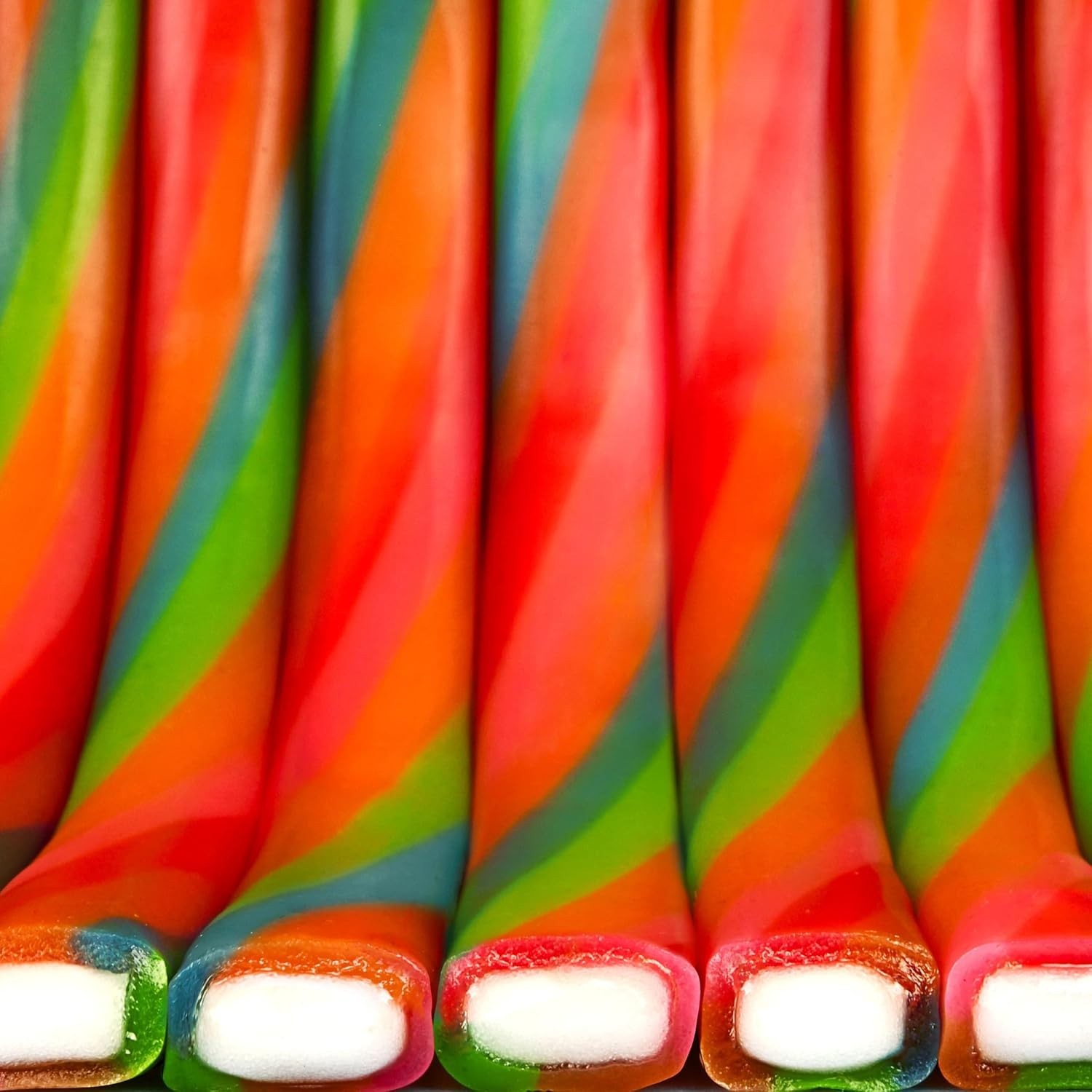 9 oz Twisted Rainbow Punch Candy Ropes – Soft, Chewy & Allergen Friendly